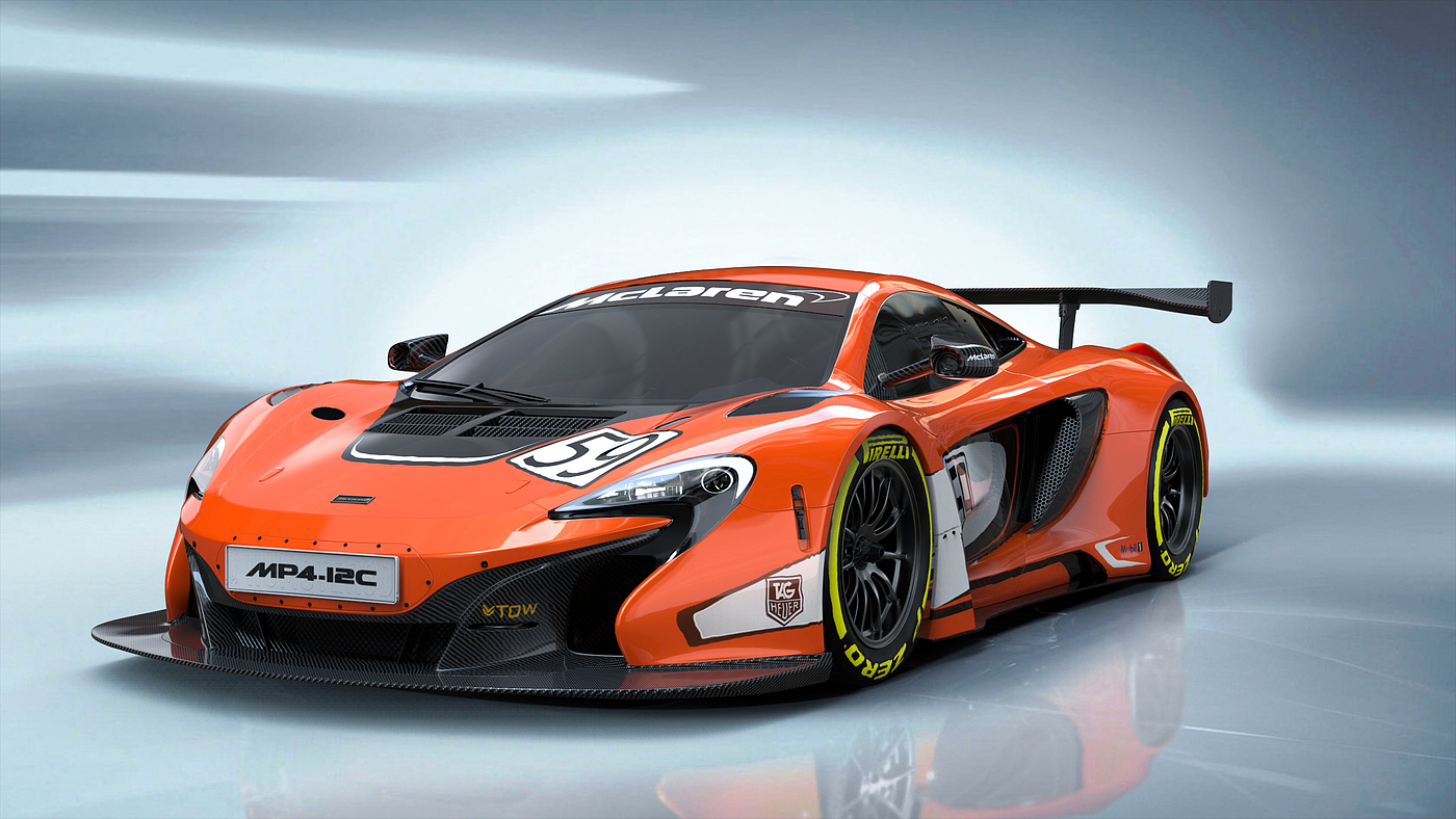Sports car，Mclaren，Render，keyshot，automobile，