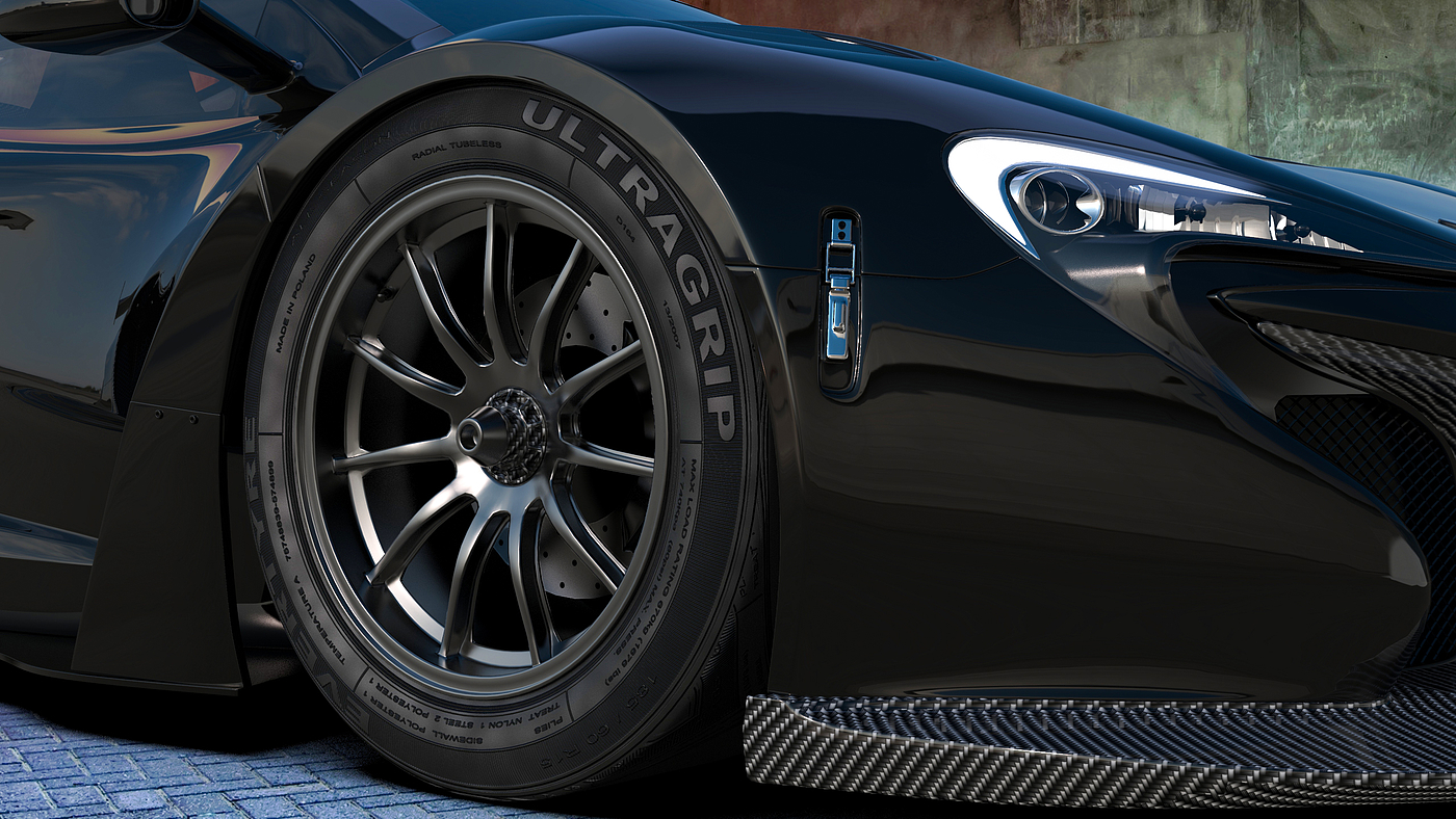 Sports car，Mclaren，Render，keyshot，automobile，