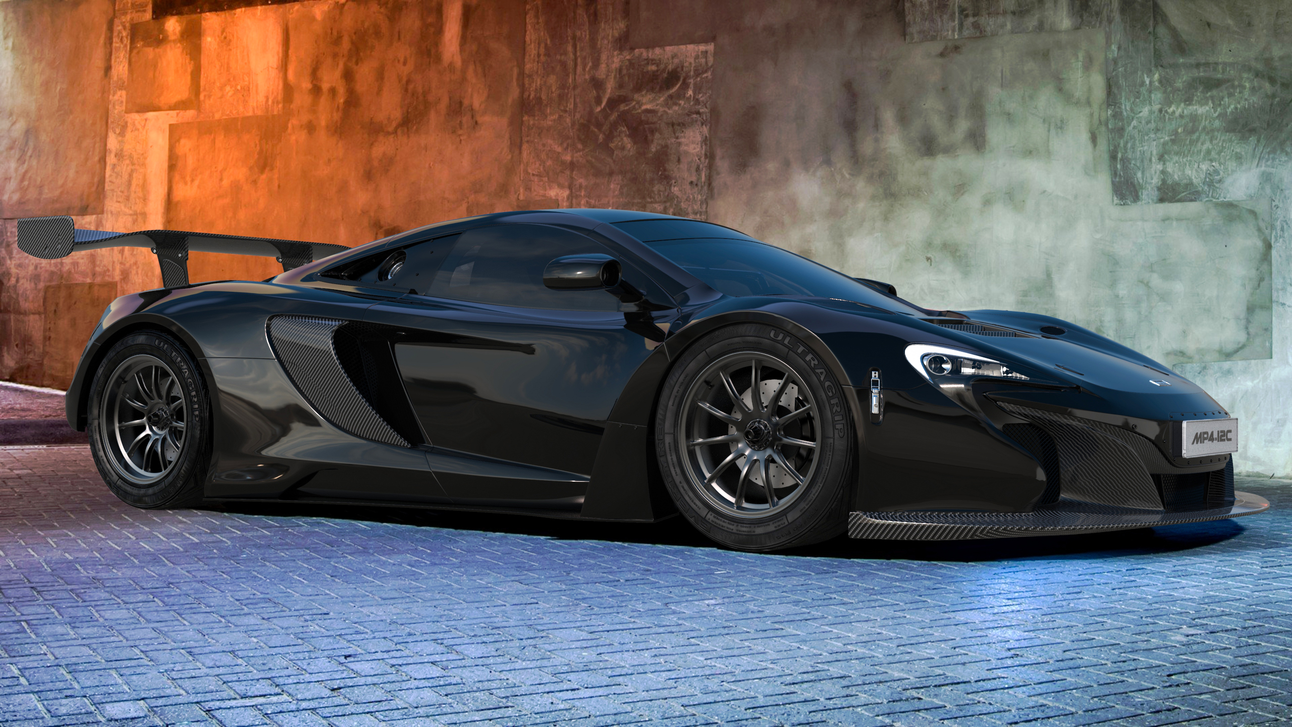 Sports car，Mclaren，Render，keyshot，automobile，