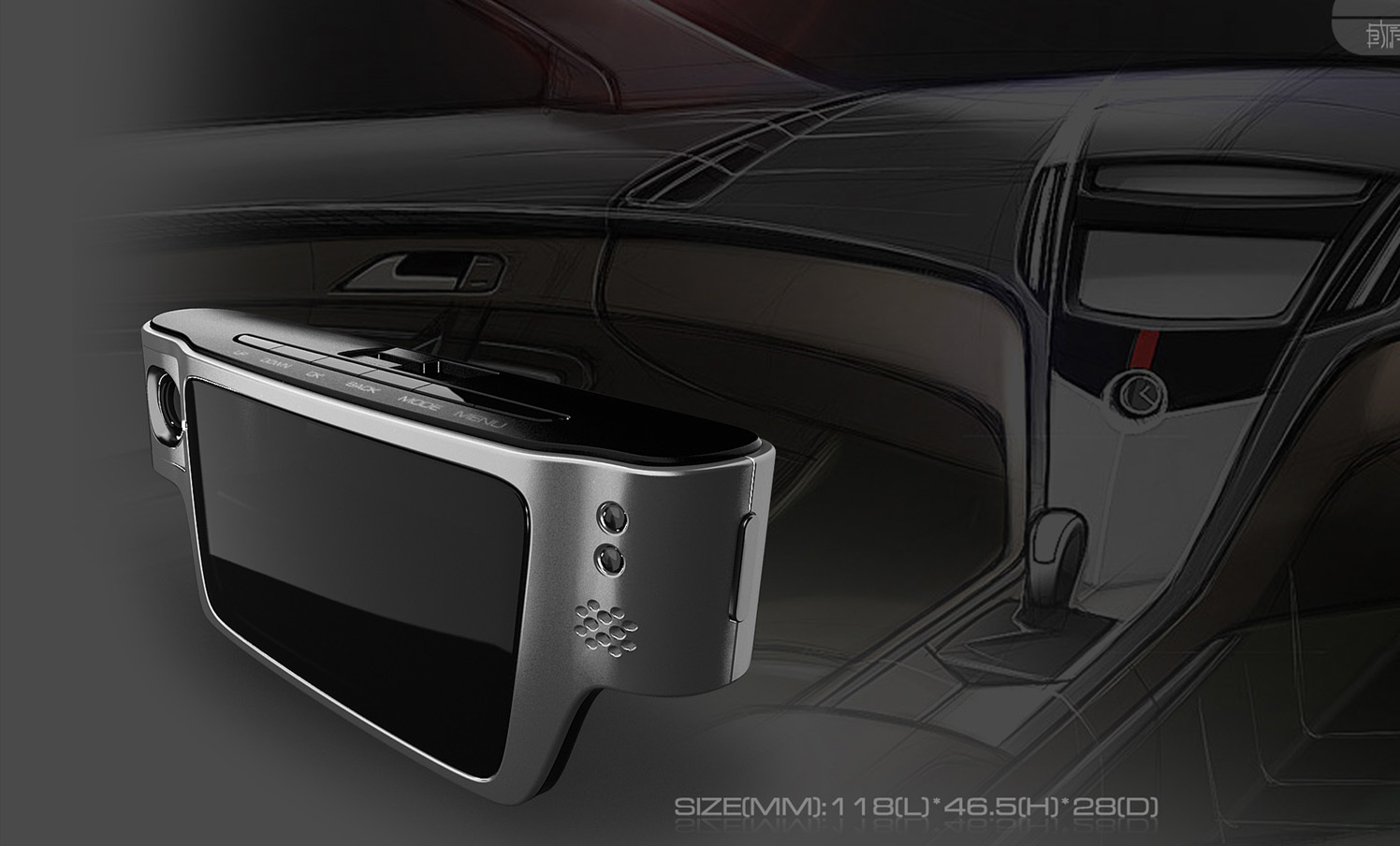 Digital intelligence，vehicle，Vehicle products，science and technology，Render，