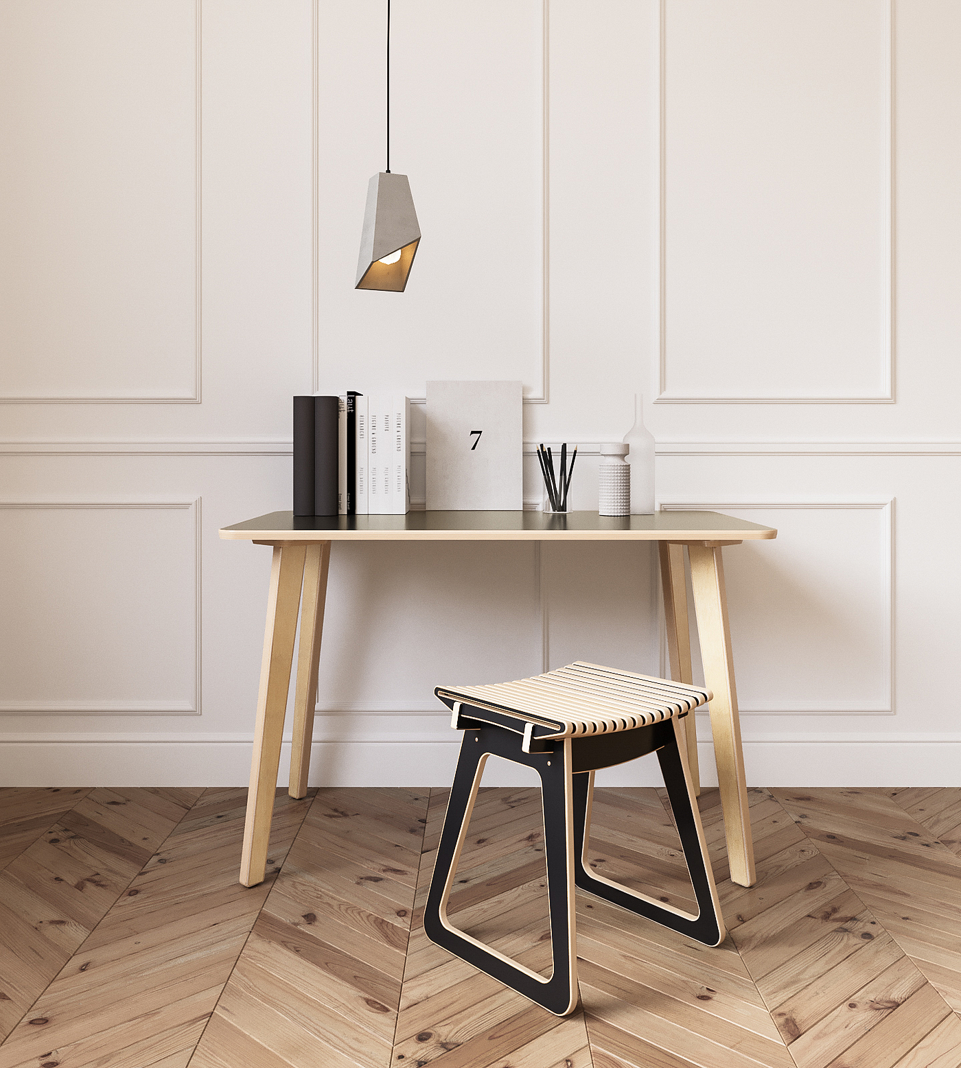 white，Interior design，Studio，