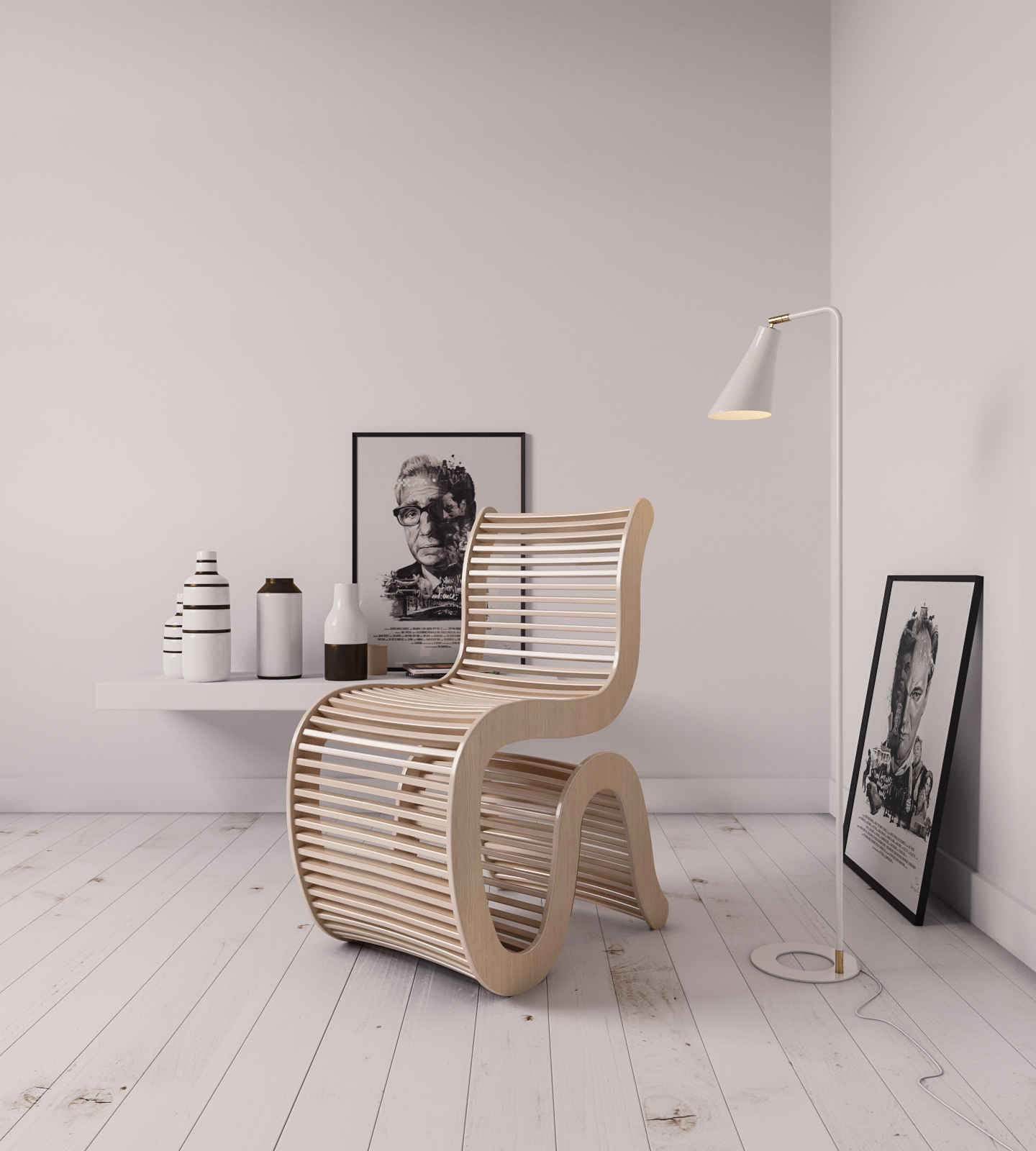 white，Interior design，Studio，