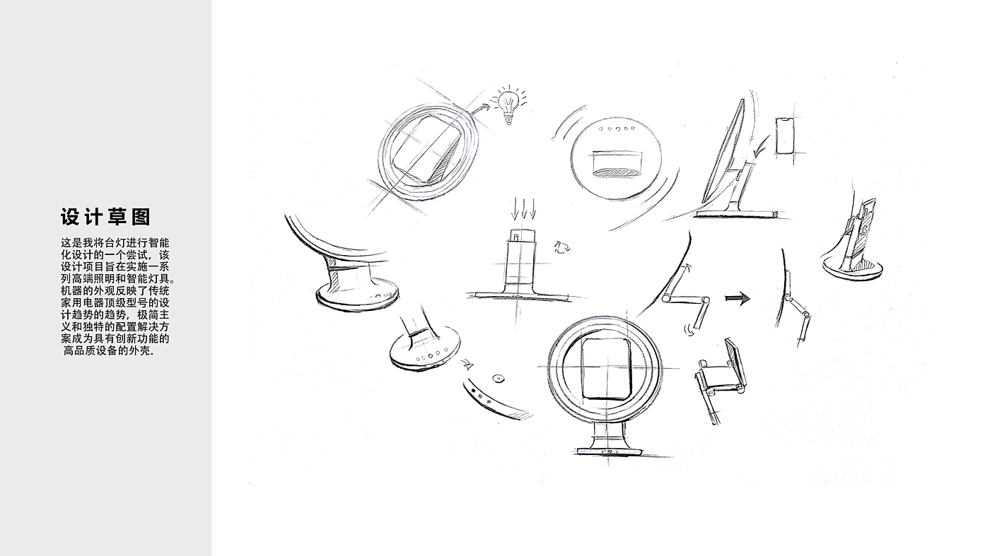 工业设计，产品设计，智能台灯，家电产品，生活用品，智能交互，设计，