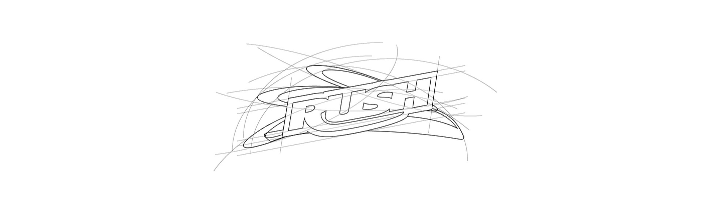 black，Motorcycle design，Rush，