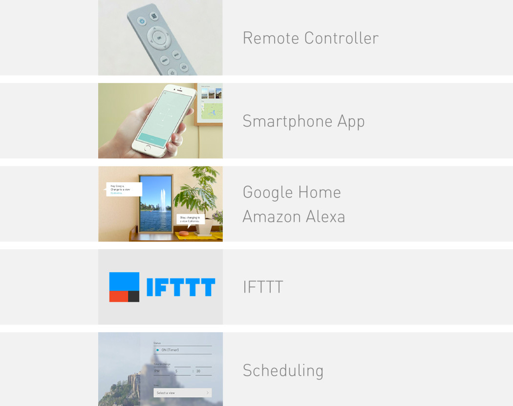 black，Smart display，Atmoph，