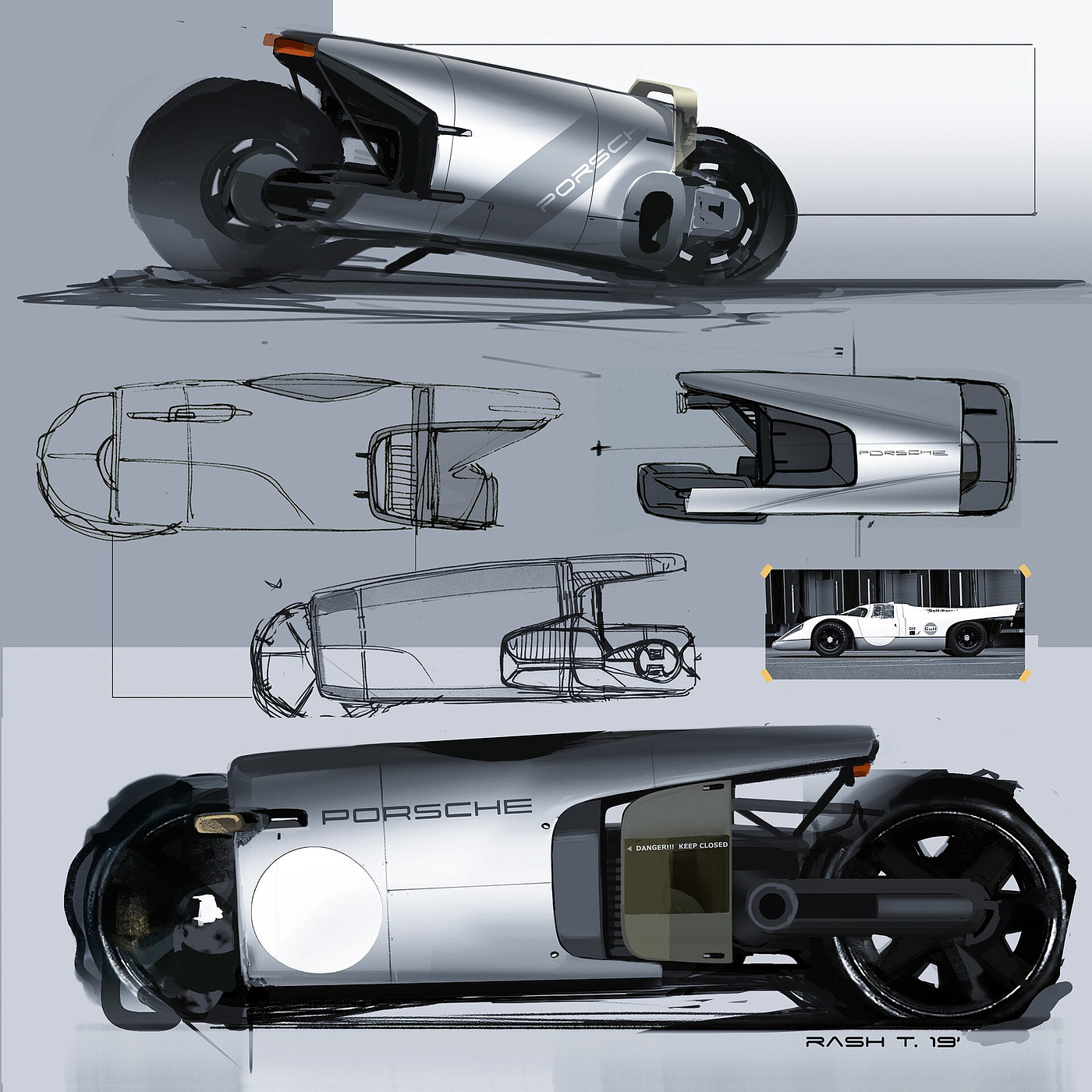 concept，motorcycle，design sketch，