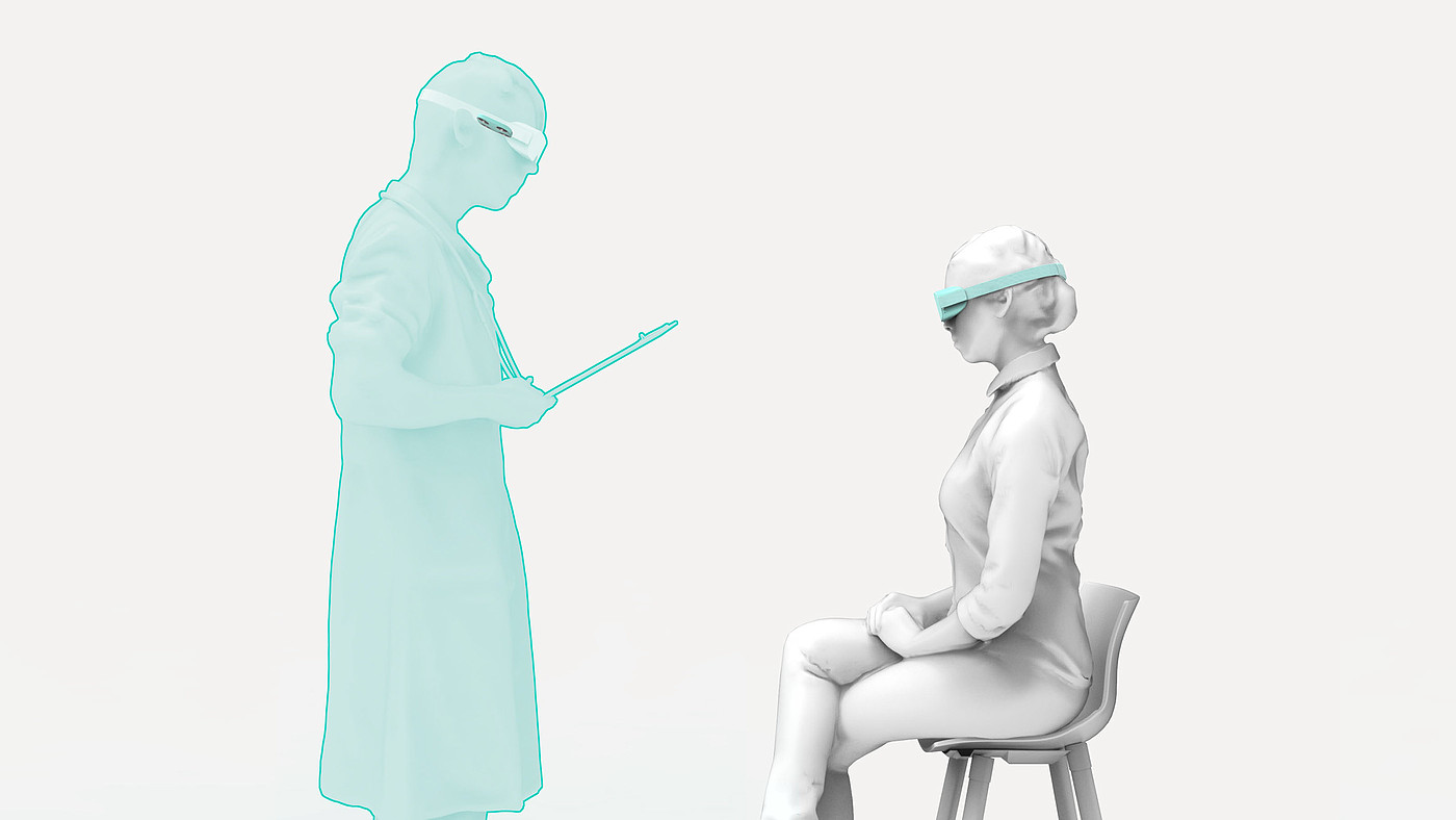 Doctor patient，VR glasses，CLIX，