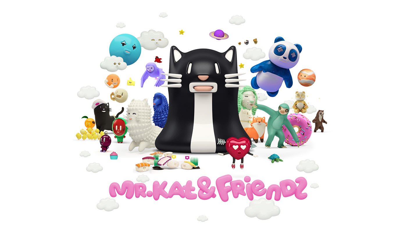 Cartoon，Mr. Kat & Friends，role，