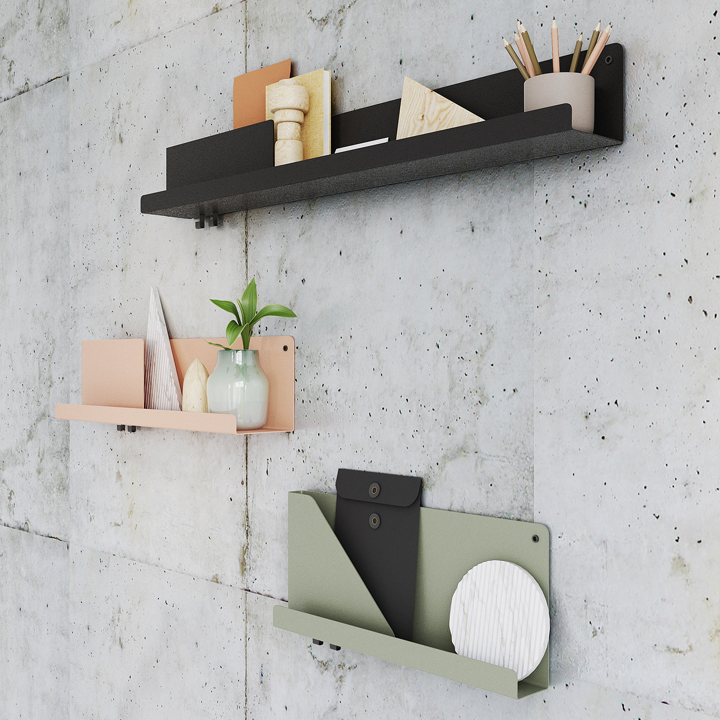 Mutto，3d，bookshelf，Toma Podolianko，