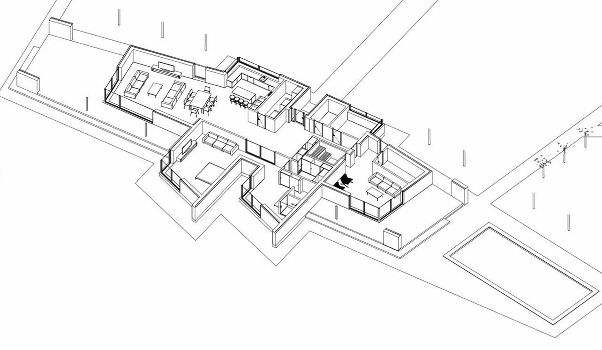 Wing House，house，villa，