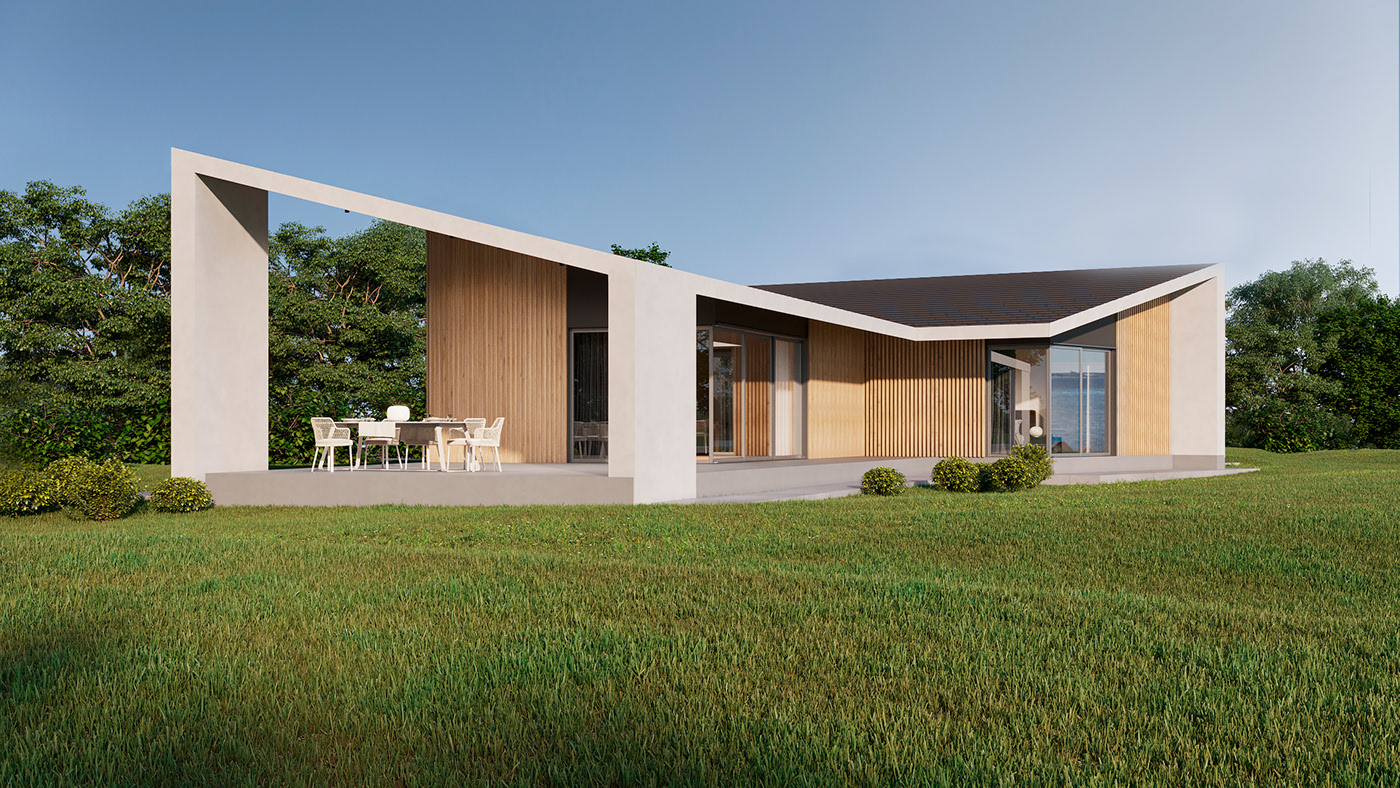 Wing House，house，villa，