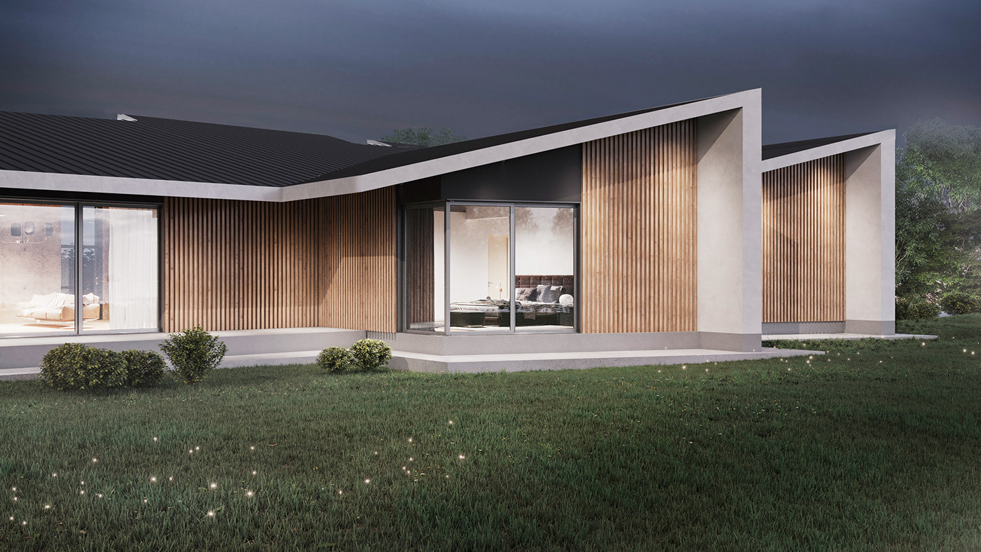 Wing House，house，villa，