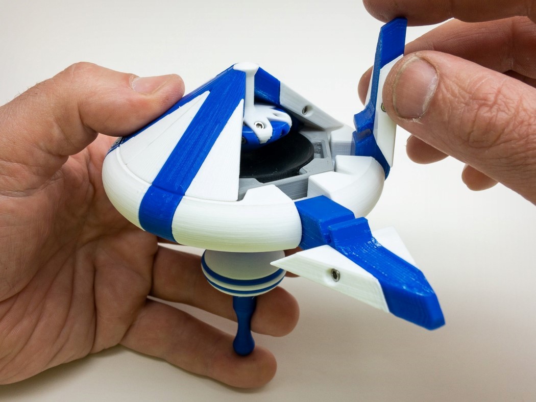 3D printing，Topsy Turvy Top，Toys，Lee Krasnow，