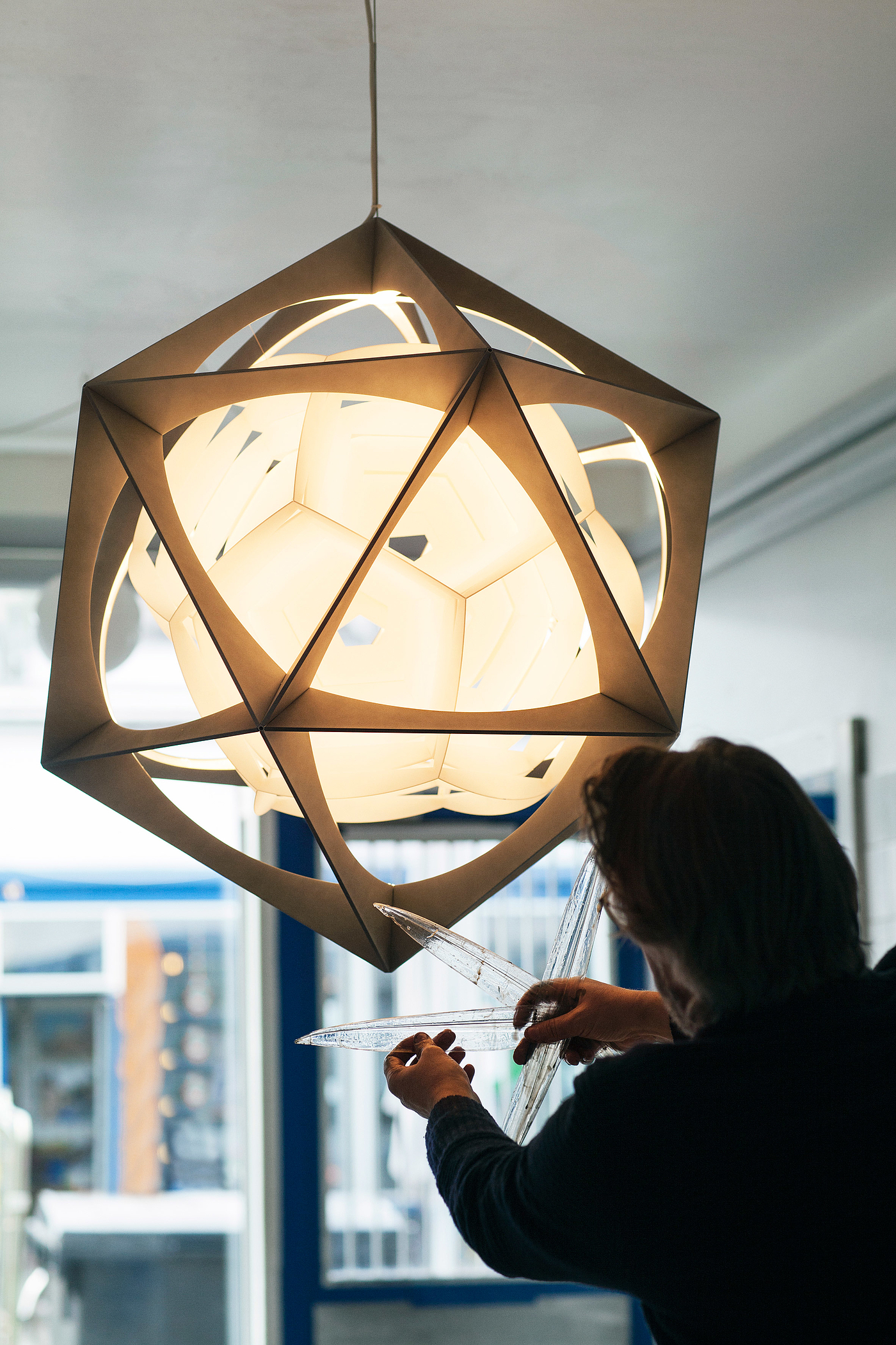 Olafur Eliasson，Louis Poulsen，a chandelier，lighting，Lighting，OE Quasi Light，