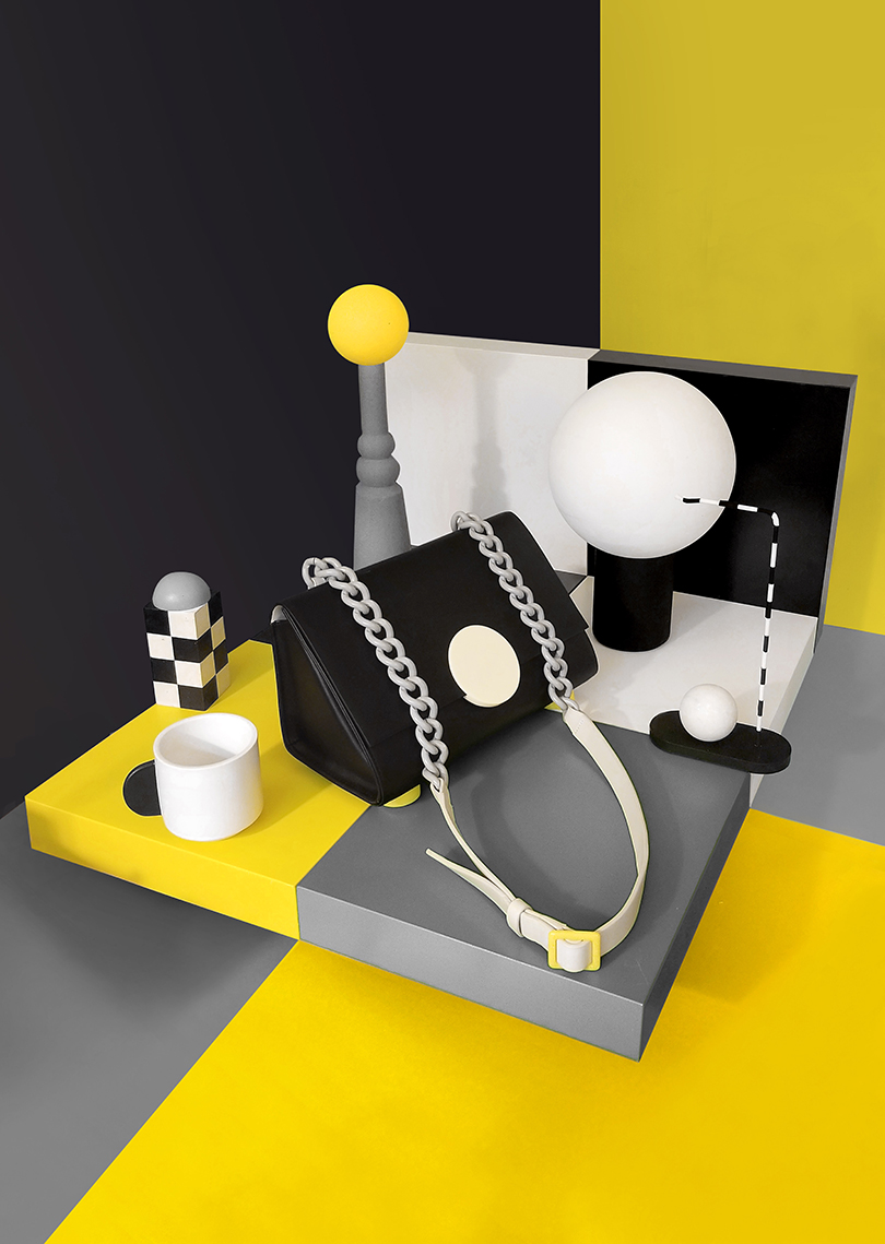 Color contrast，matter，Female bag，