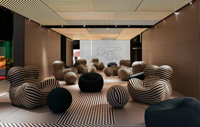 Fish's Up5_6，Armchair，stripe，sofa，Italy，