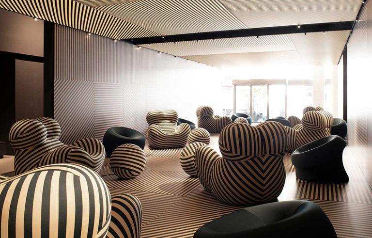 Fish's Up5_6，Armchair，stripe，sofa，Italy，