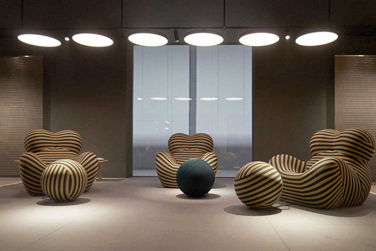 Fish's Up5_6，Armchair，stripe，sofa，Italy，