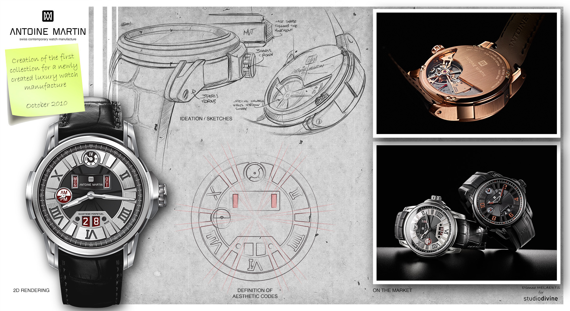 sample reels，two thousand and sixteen，Wrist watch，Ethienne Melaert，