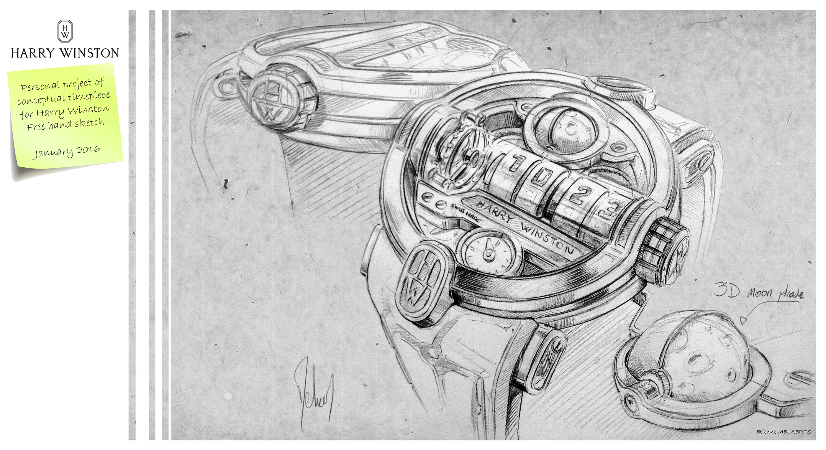sample reels，two thousand and sixteen，Wrist watch，Ethienne Melaert，