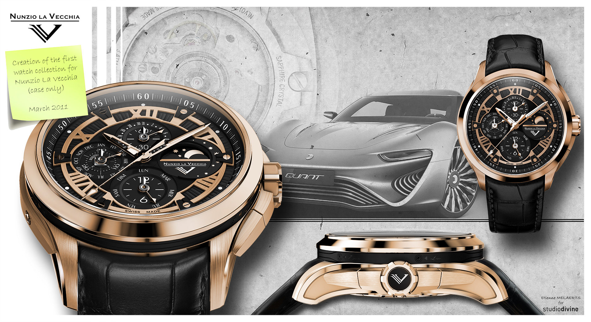 sample reels，two thousand and sixteen，Wrist watch，Ethienne Melaert，