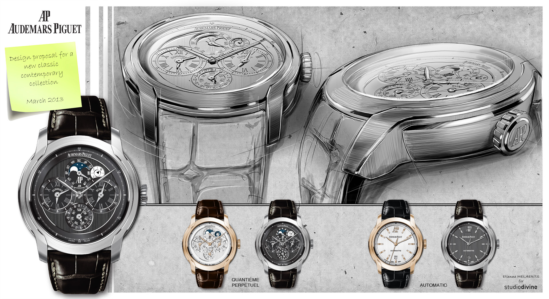 sample reels，two thousand and sixteen，Wrist watch，Ethienne Melaert，