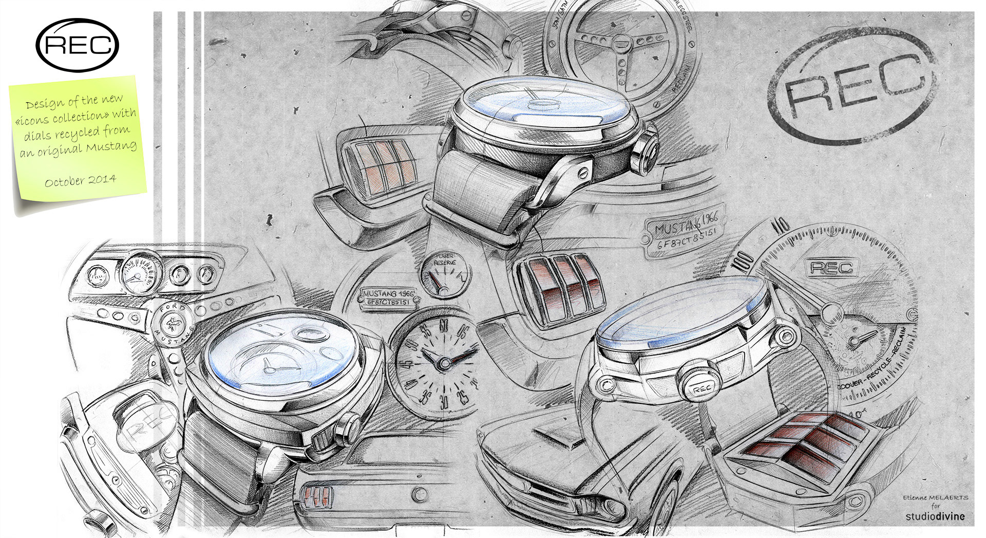 sample reels，two thousand and sixteen，Wrist watch，Ethienne Melaert，