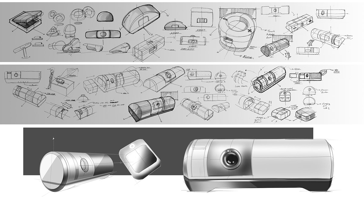 white，JAEHOON CHANG，portable，Projector，