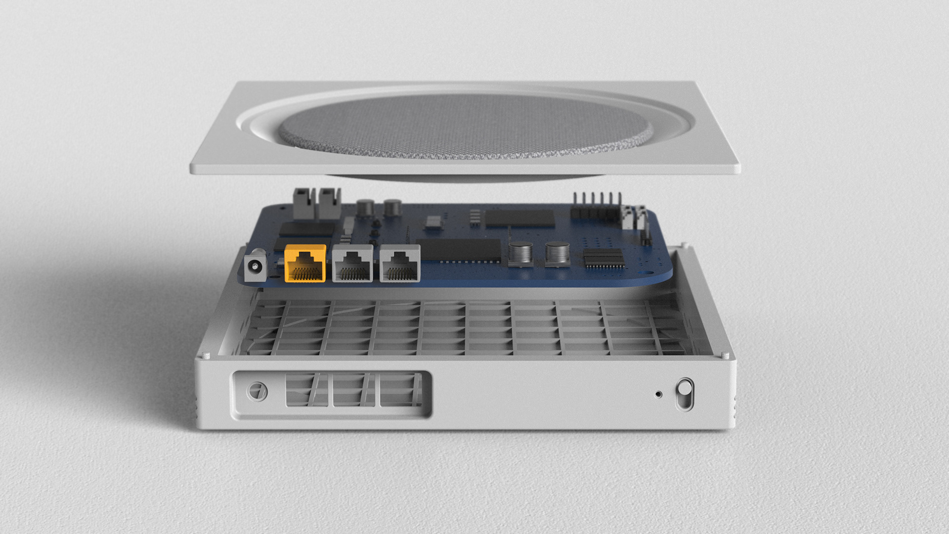 grey，Router，A WALL ROUTER，