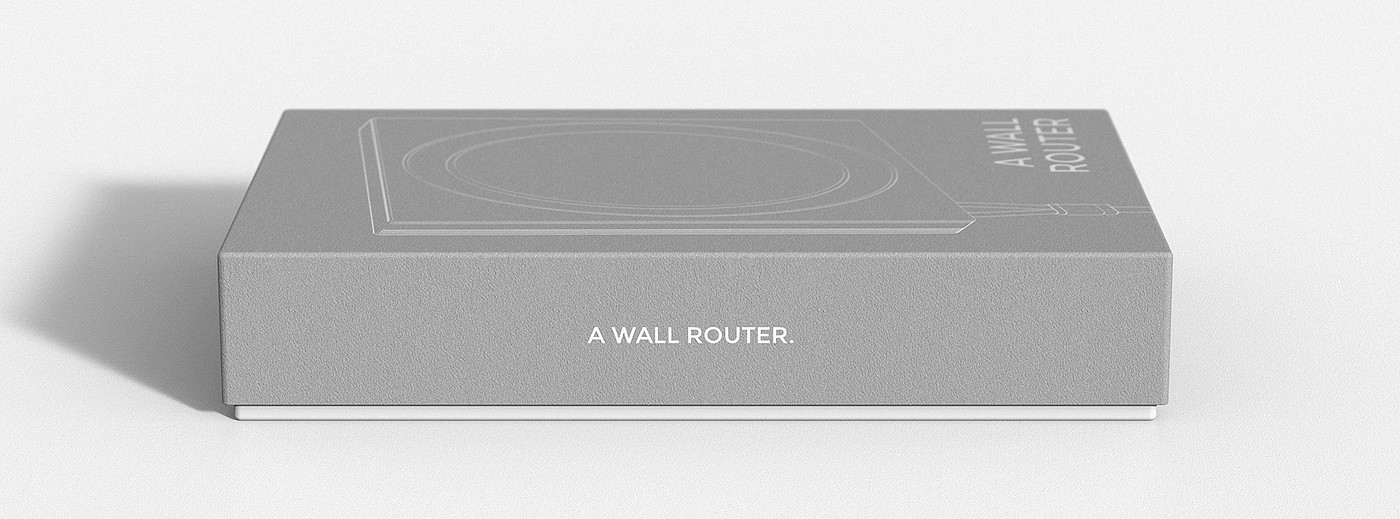 grey，Router，A WALL ROUTER，
