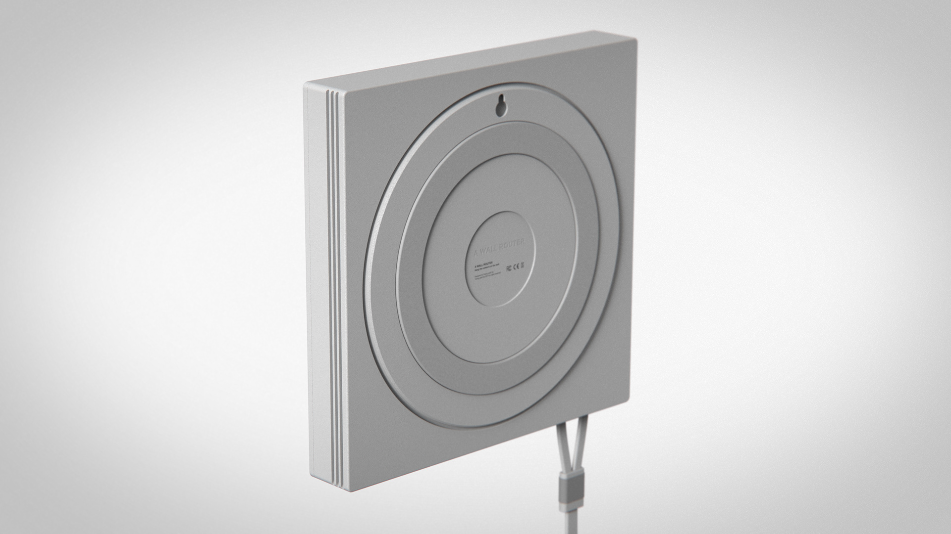 grey，Router，A WALL ROUTER，