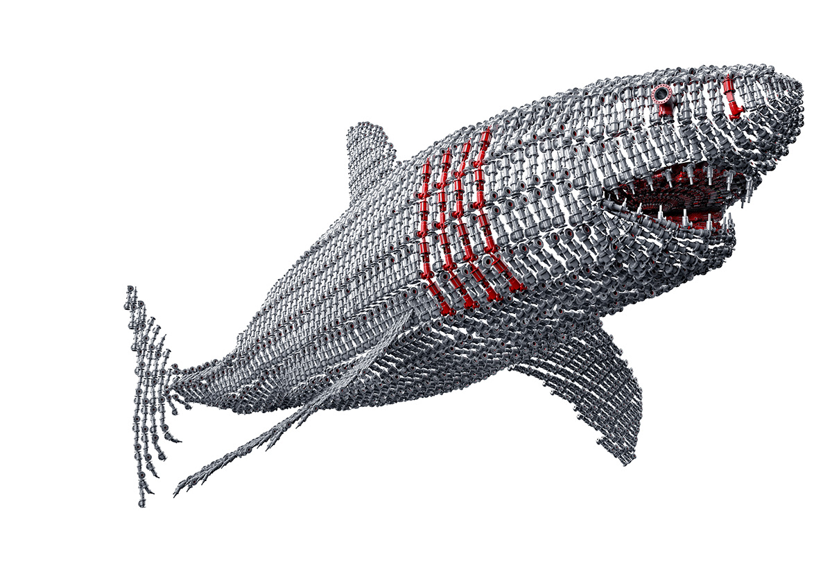 vray，3dmax，Metal，GE Valve Animals，