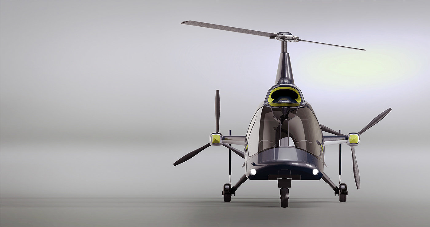 Fusioncopter，Michał Bonikowski，空中，直升机，
