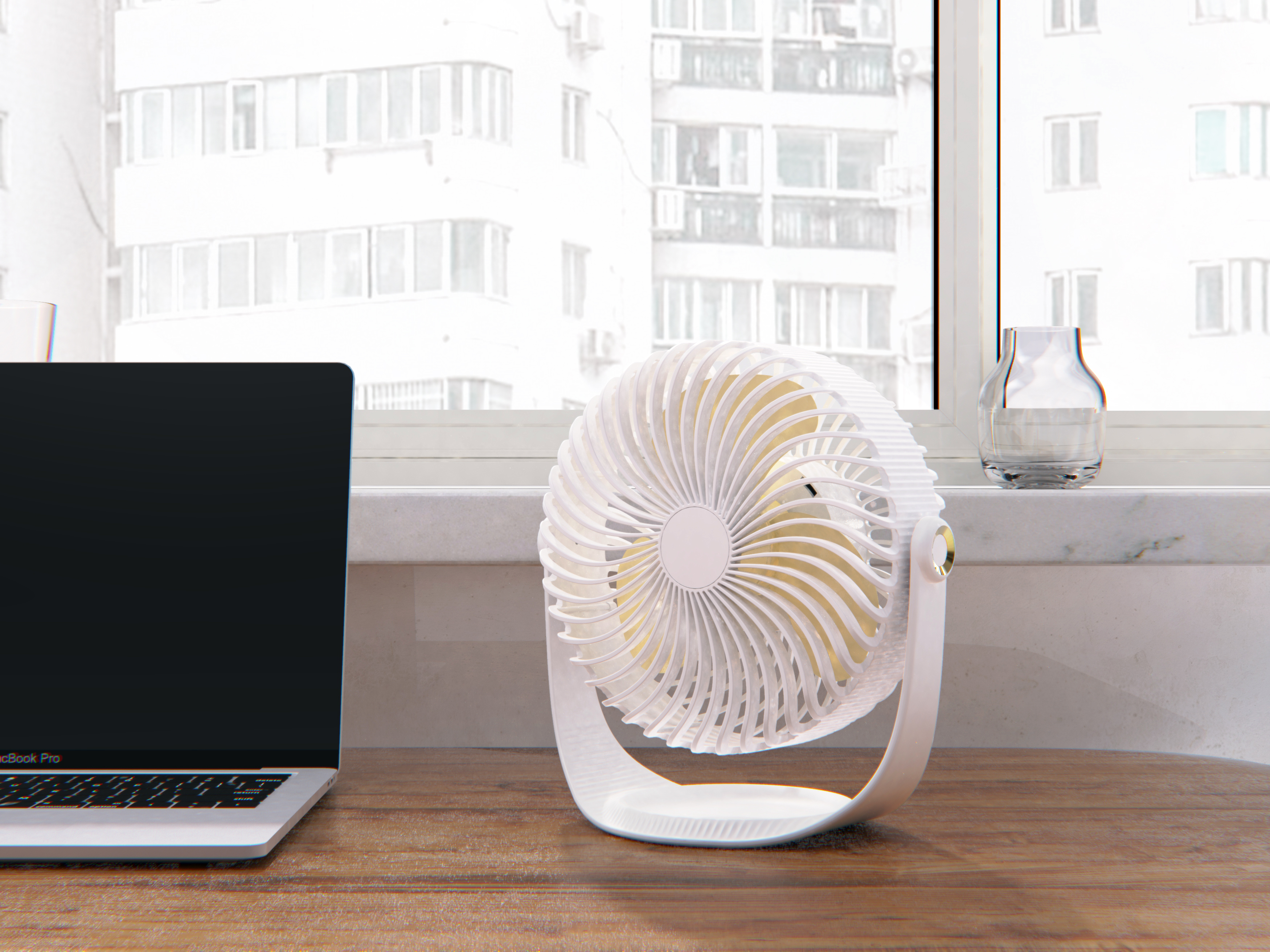 Small fan，Render，Original design，fan，