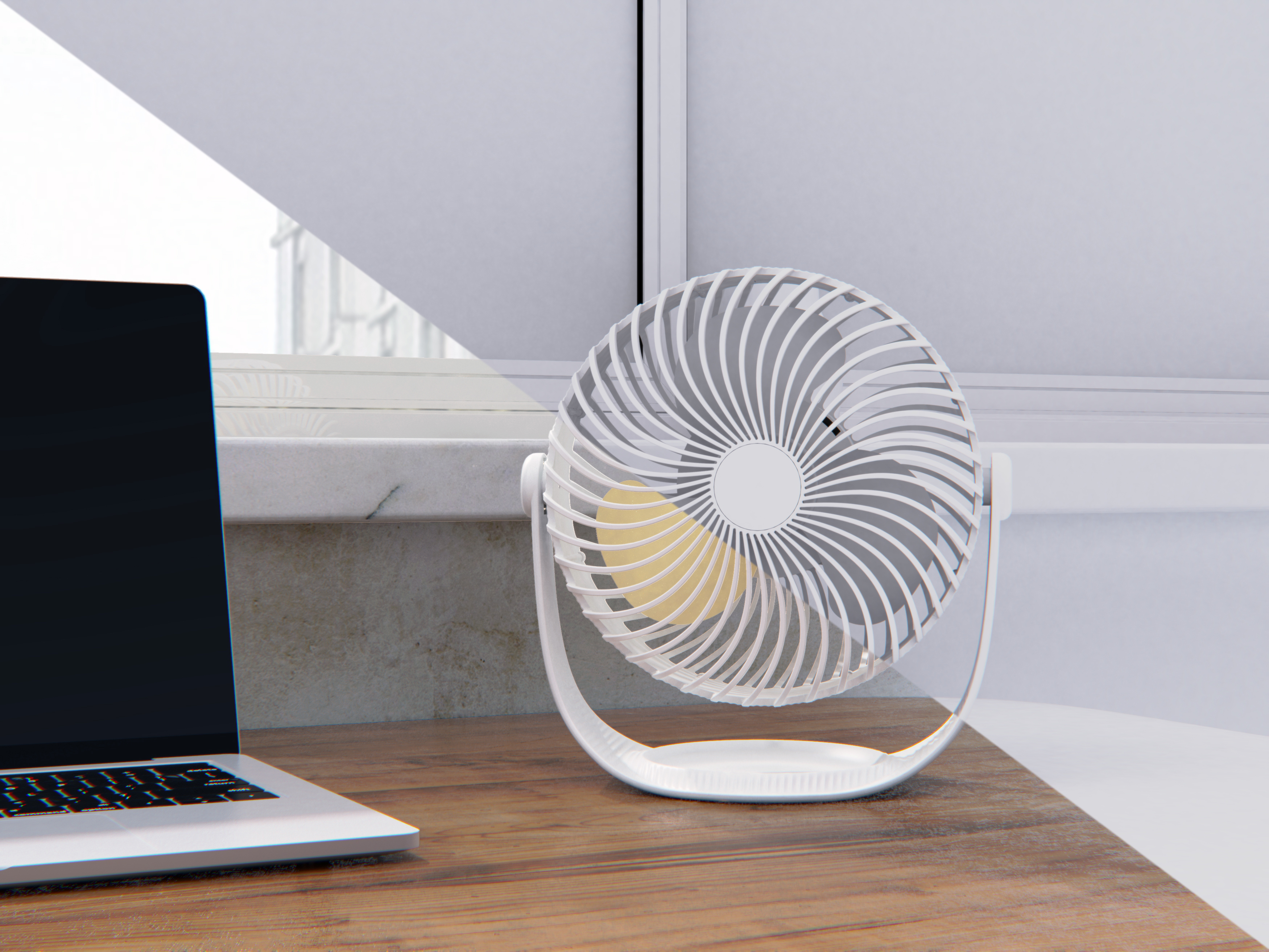 Small fan，Render，Original design，fan，
