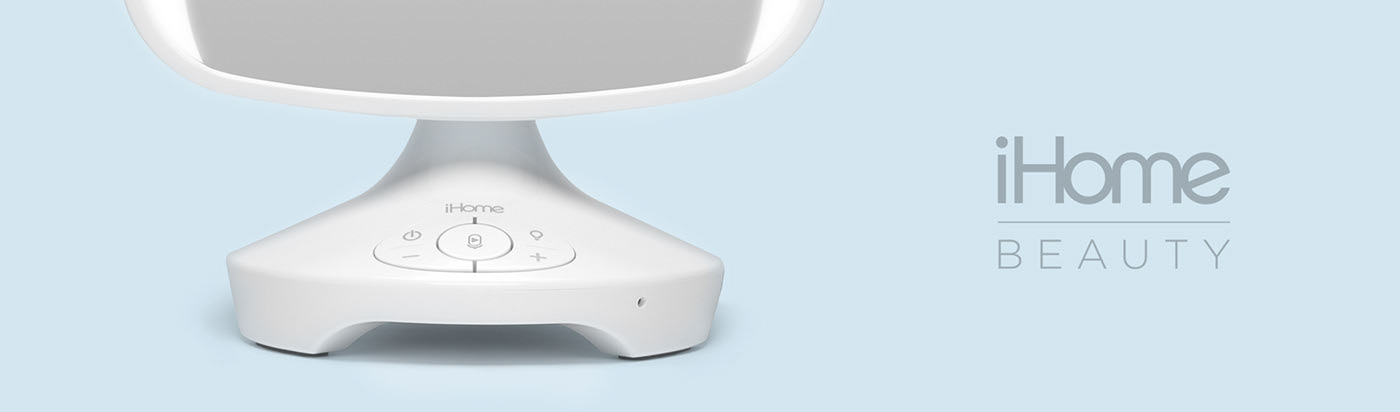 iHome Beauty，loudspeaker box，Bluetooth，Reflect II，Jacob Brosius，mirror，white，