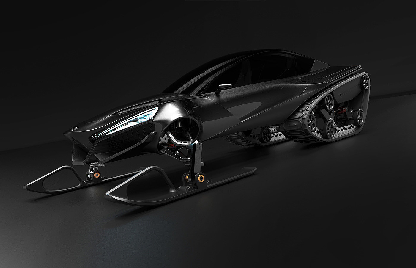 Snowmobile，Snowmobile，black，Michał Bonikowski，