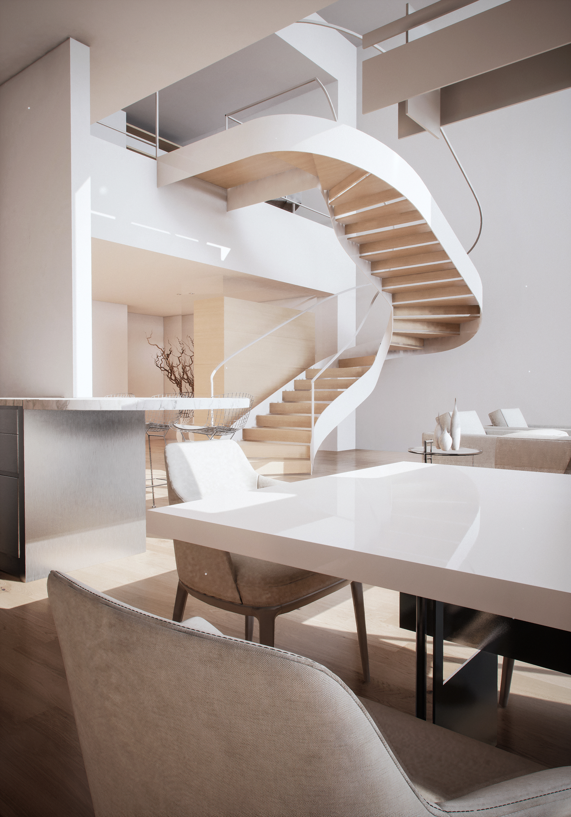 Minimalist，Interior design，UE4，