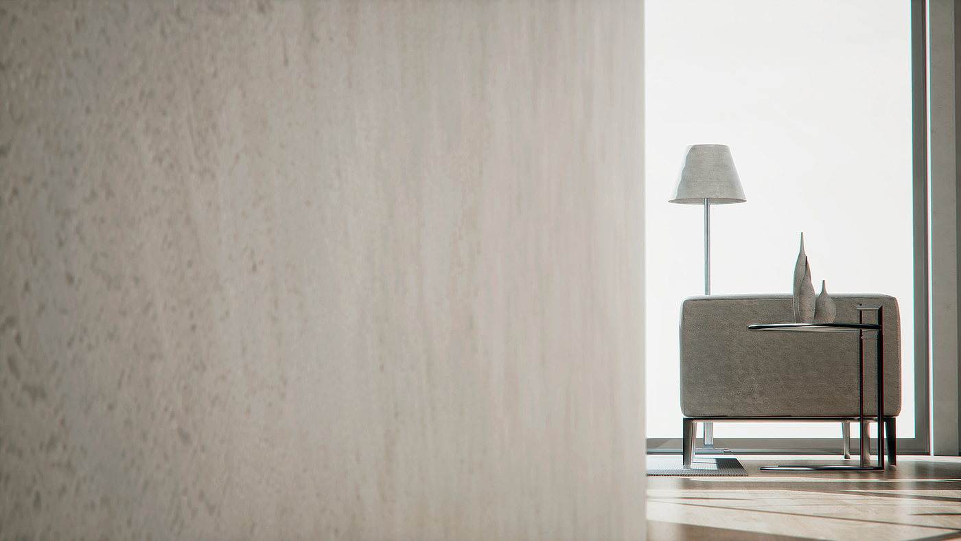 Minimalist，Interior design，UE4，