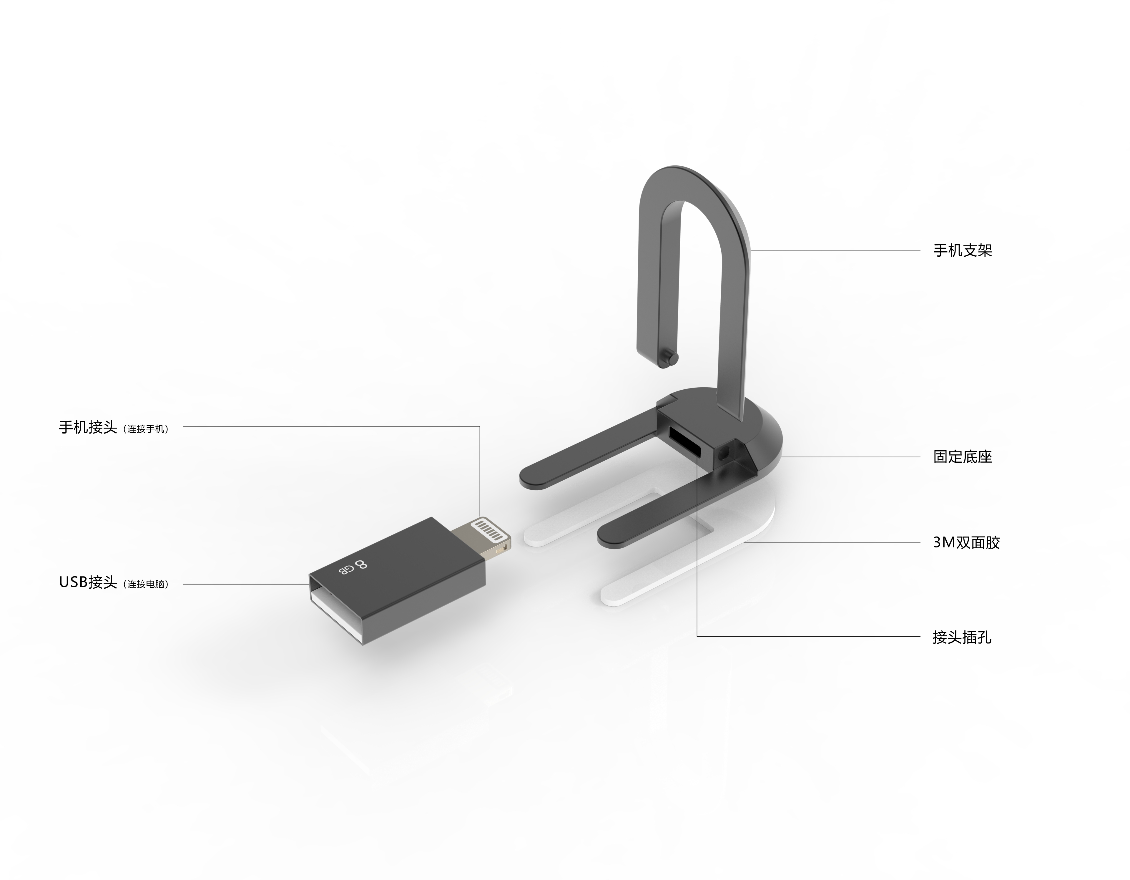 USB drive，Mobile phone bracket，