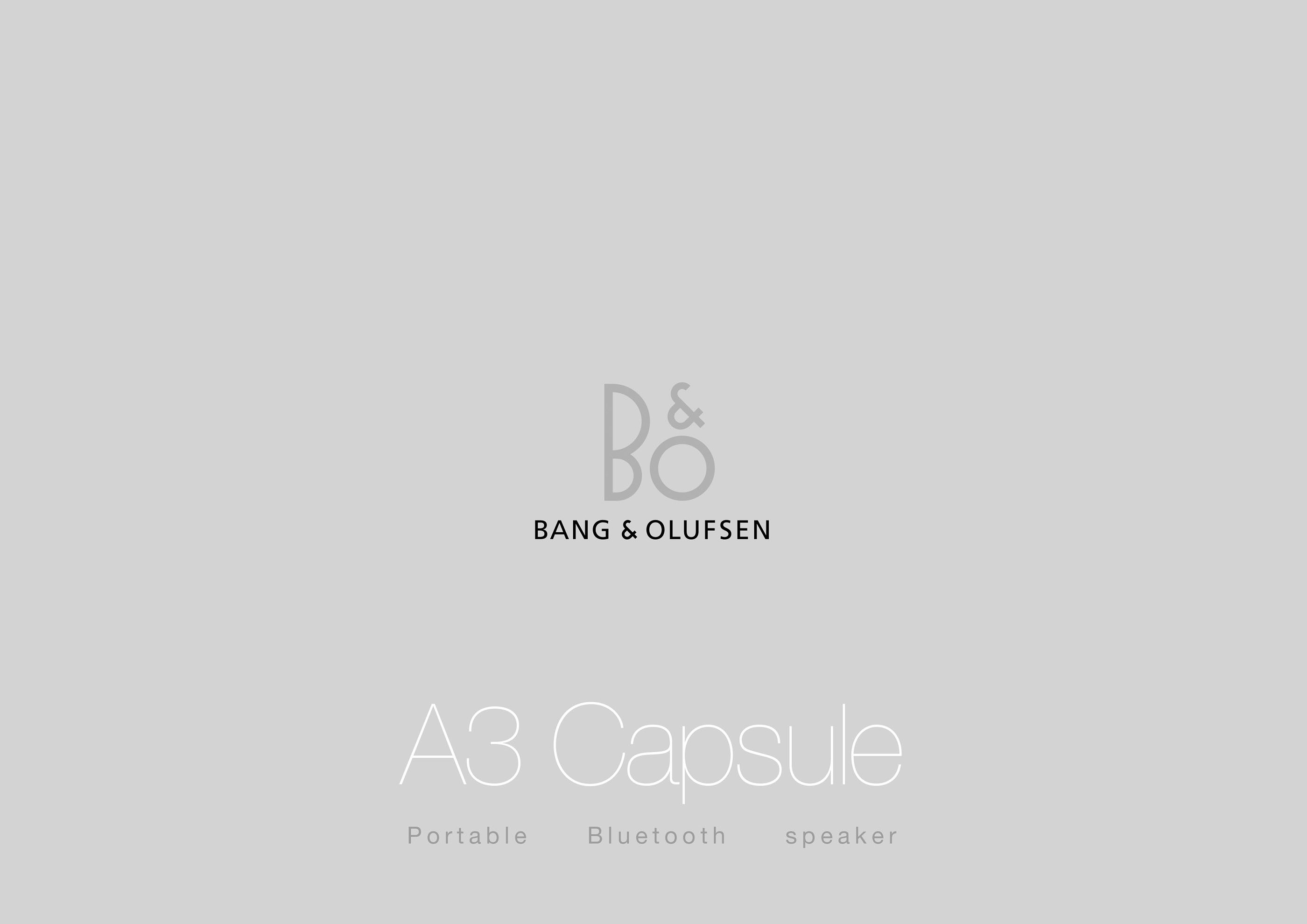 Bang & Olufsen，Bluetooth Speaker ，Portable，