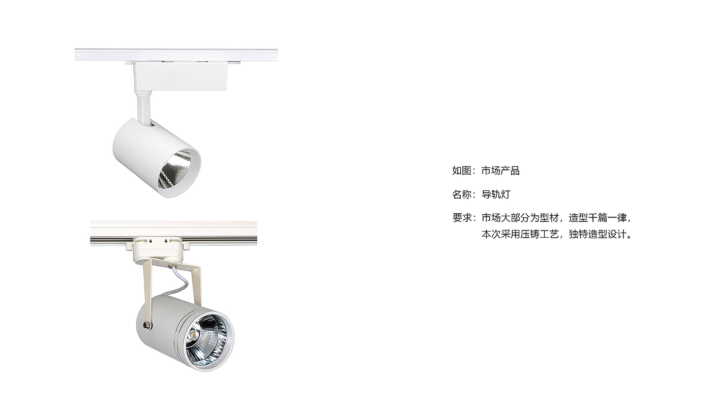 Guide rail lamp，Lamps，industrial design，
