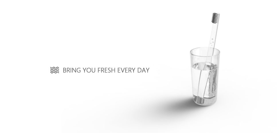 toothbrush，Water drop，oxygen，articles for daily use，