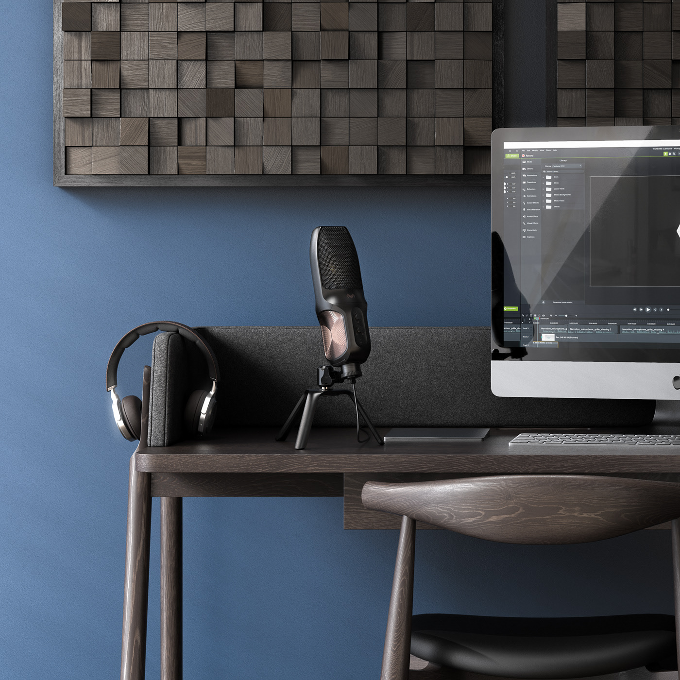 Magnus Skogsfjord，echo，Microphone，black，concise，