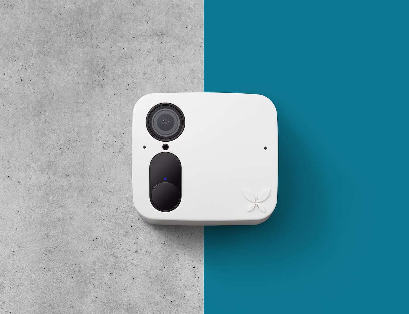 白色，摄像头，Ooma Smart Cam，