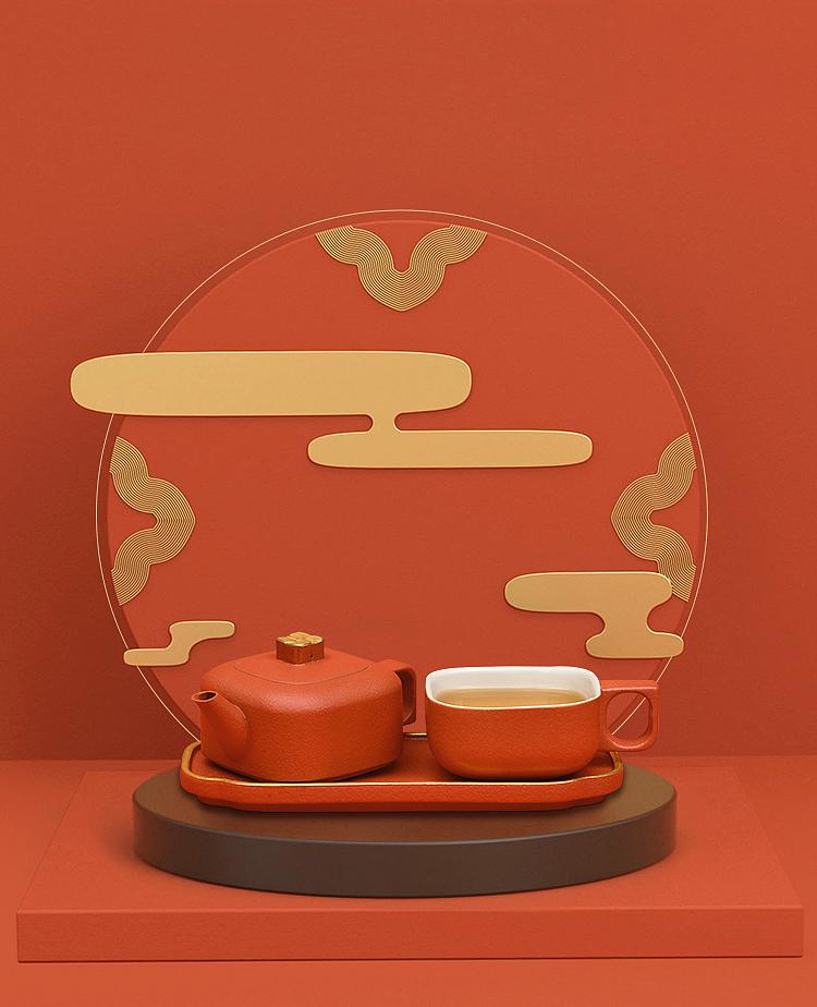 Poxi，ceramics，Cultural Relic，Gift box，tea，Chinese style，tea utensils，the Imperial Palace，