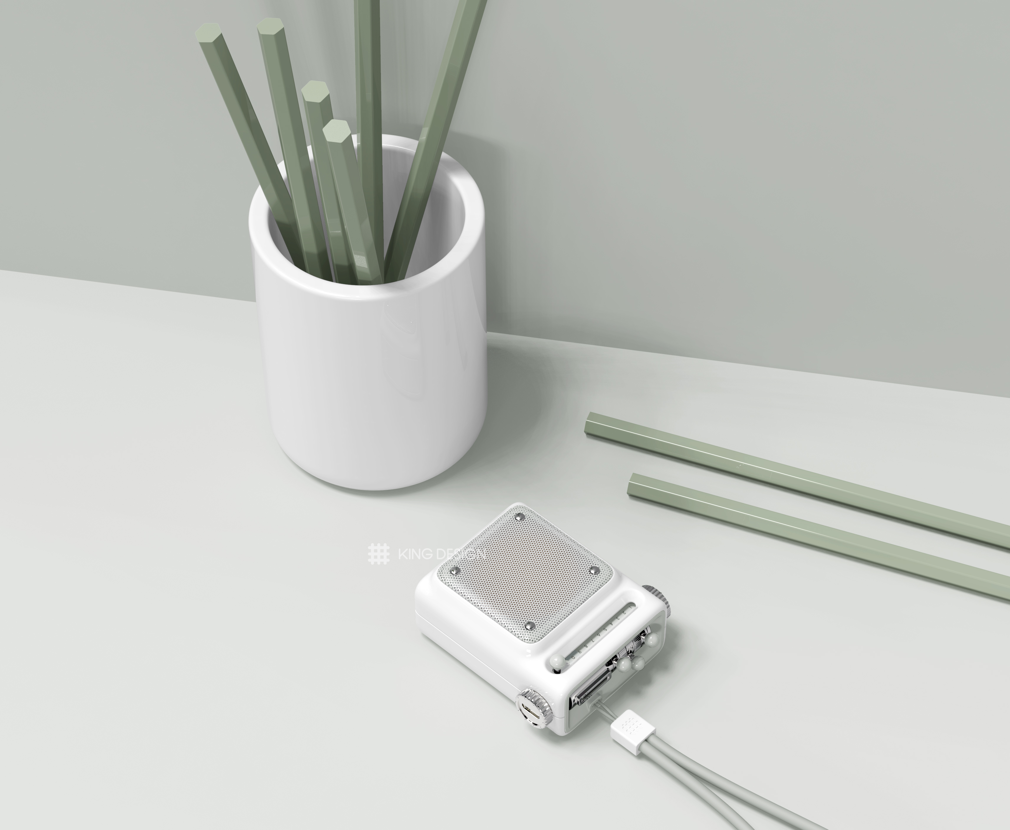 Speaker, simplicity, color, feel, childlike innocence, nonsense, design，