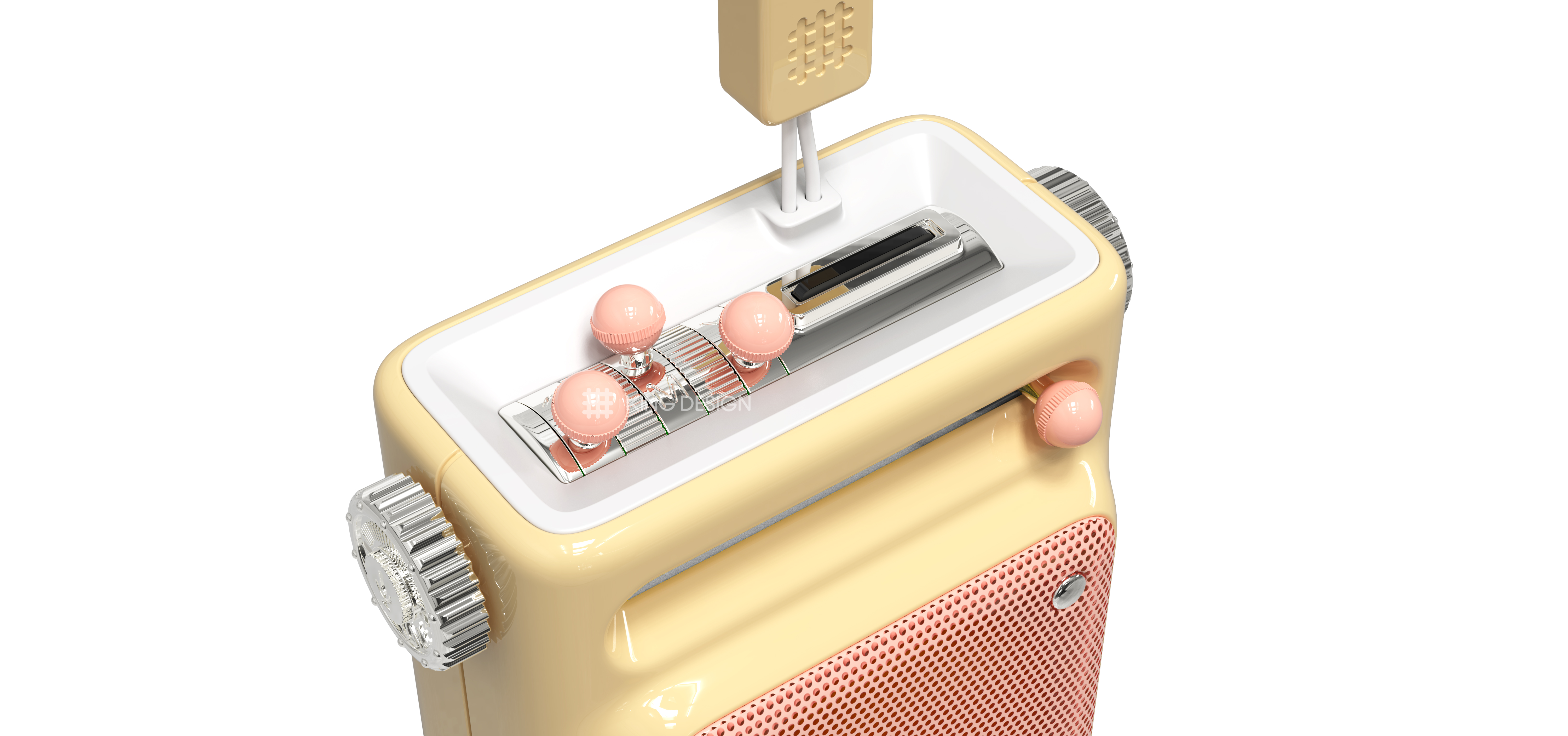 Speaker, simplicity, color, feel, childlike innocence, nonsense, design，