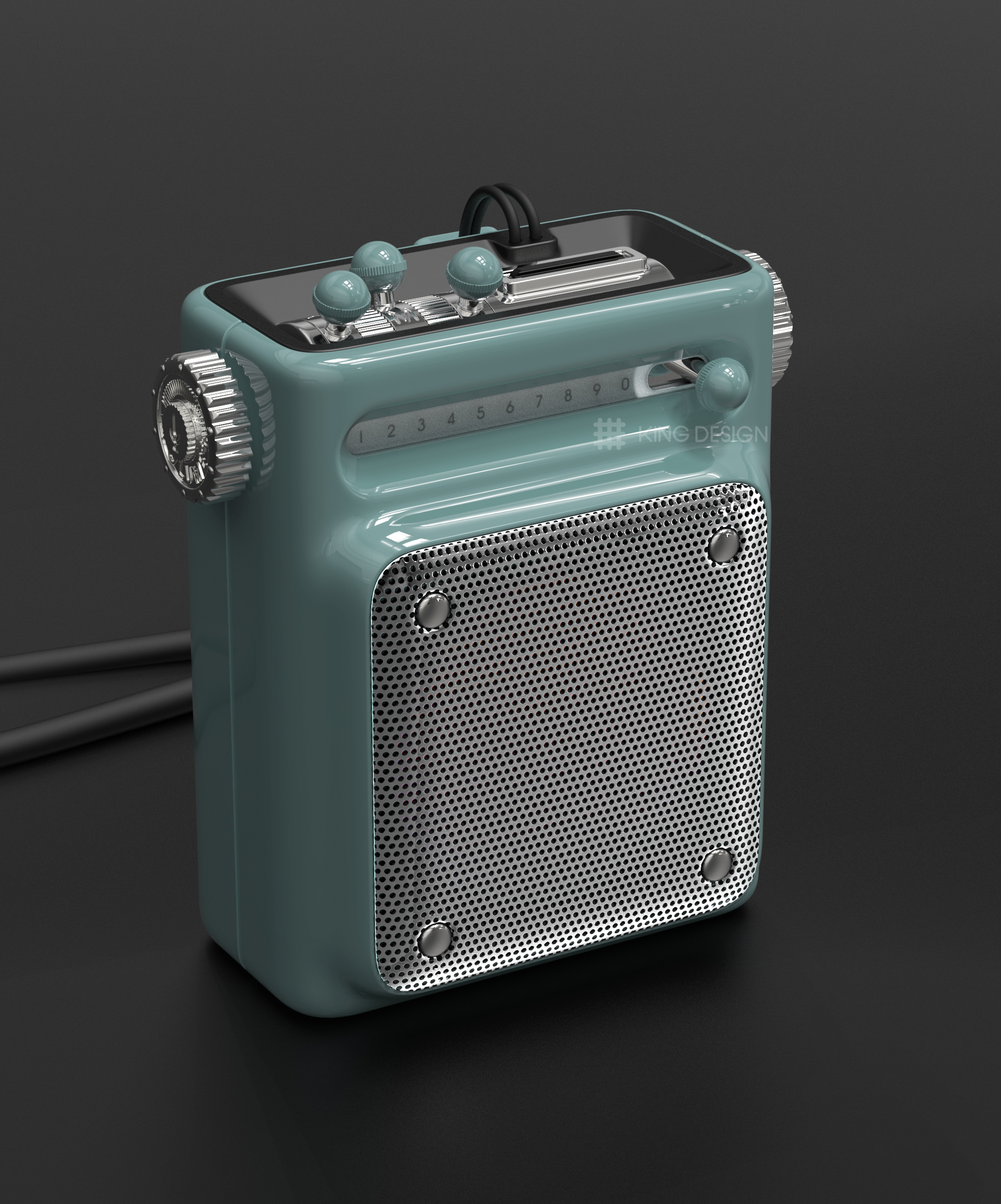 Speaker, simplicity, color, feel, childlike innocence, nonsense, design，