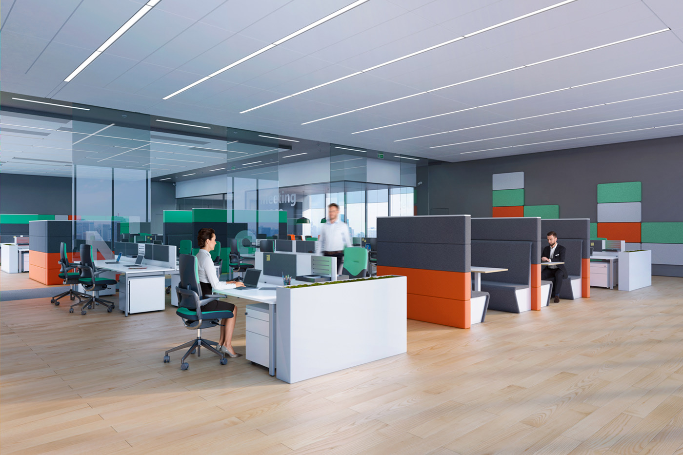 NEW GROUP STYLE，indoor，furniture，NSG，partition，